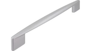 Griff Parchim Druckguss alufarbig pulverbeschichtet - 232 mm lang  vor weißem Hintergrund