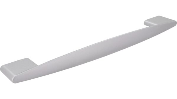 Griff Parchim Druckguss alufarbig pulverbeschichtet - 232 mm lang  vor weißem Hintergrund