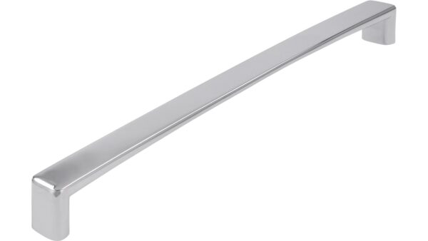 Griff Puchheim Druckguss chrom glänzend - 232 mm lang  vor weißem Hintergrund