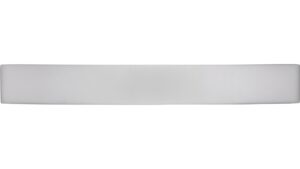 Moebelgriff-Rees-chrom-Zinkdruckguss-laenge-148-644604-front Griff Rees Druckguss chrom matt - 148 mm lang vor weißem Hintergrund