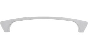 Moebelgriff-Rees-chrom-Zinkdruckguss-laenge-148-644604-stehend Griff Rees Druckguss chrom matt - 148 mm lang vor weißem Hintergrund
