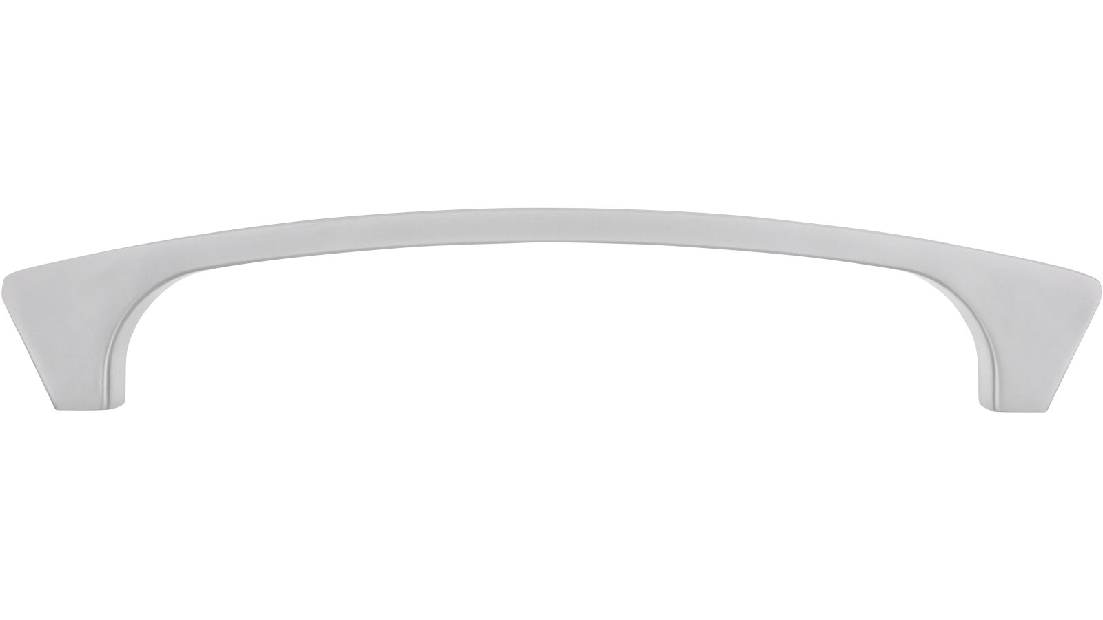 Moebelgriff-Rees-chrom-Zinkdruckguss-laenge-148-644604-stehend Griff Rees Druckguss chrom matt - 148 mm lang vor weißem Hintergrund