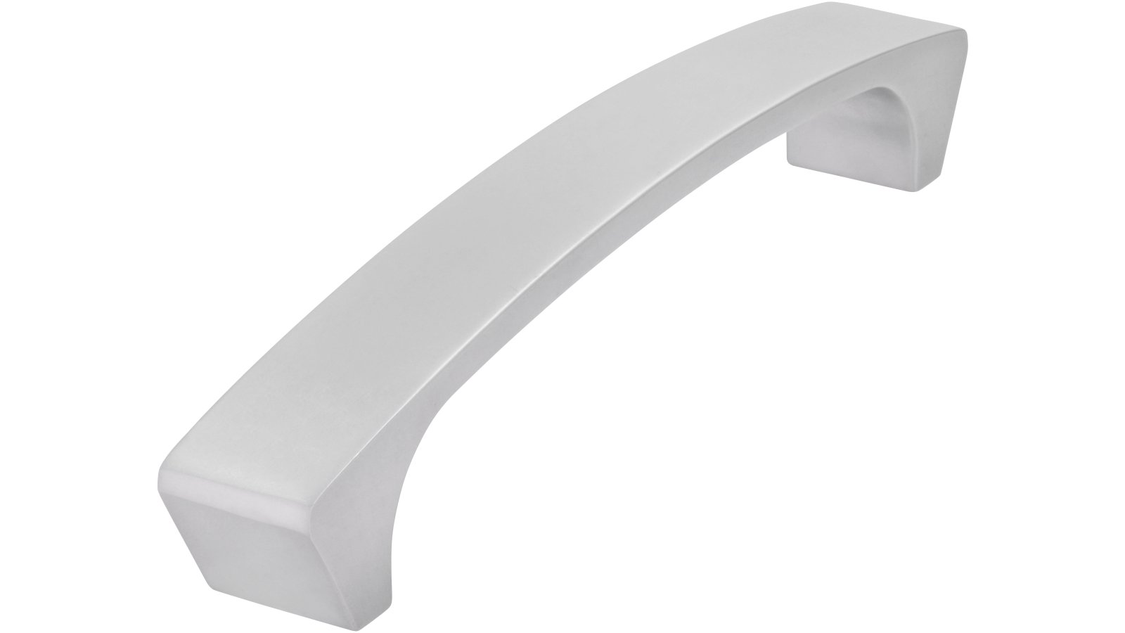 Moebelgriff-Rees-chrom-Zinkdruckguss-laenge-148-644604 Griff Rees Druckguss chrom matt - 148 mm lang vor weißem Hintergrund