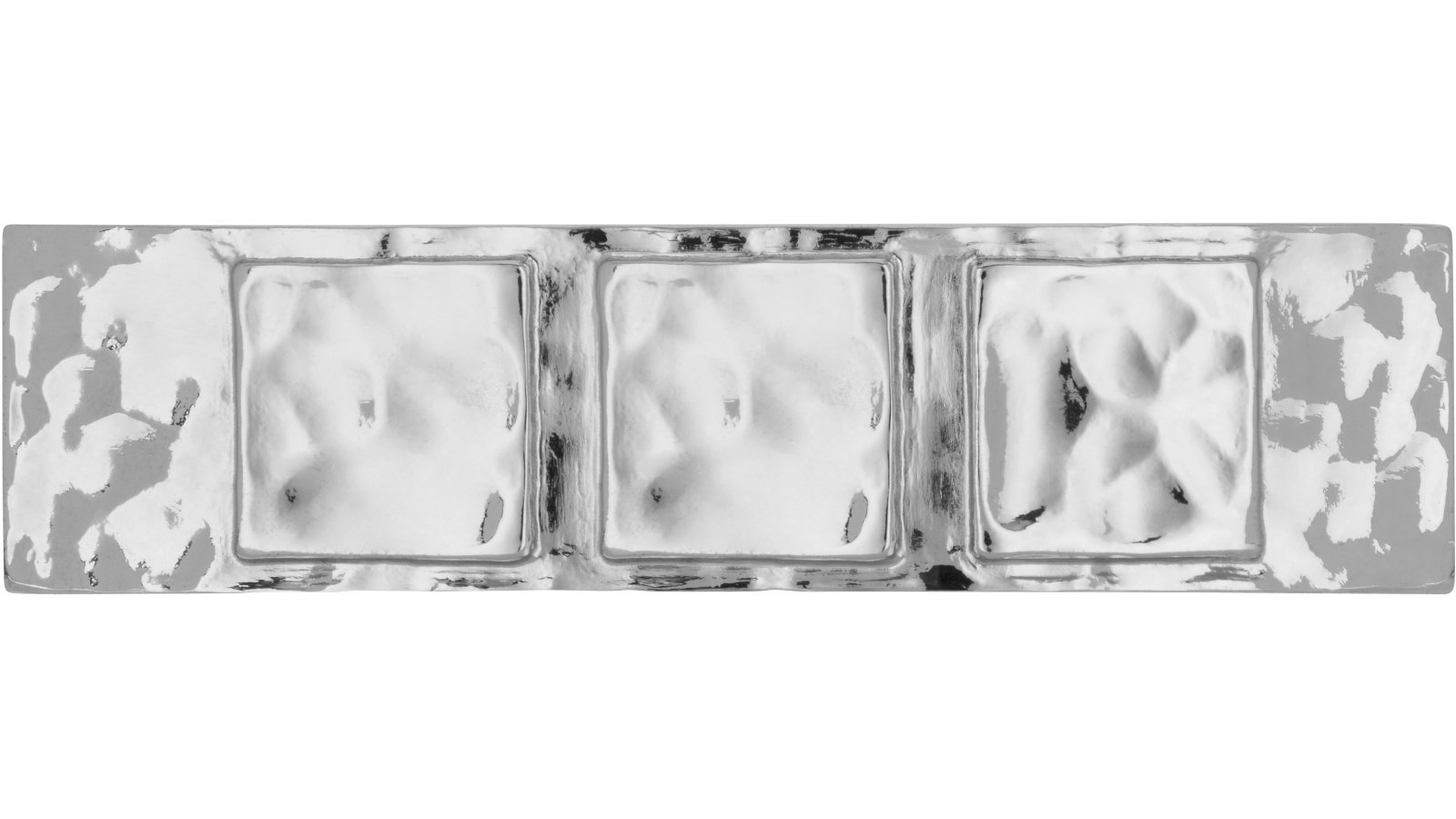 Griff Remagen Druckguss chrom glänzend - 93 mm lang  vor weißem Hintergrund