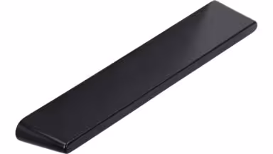 Griff Rosdorf Druckguss schwarz matt pulverbeschichtet - 138 mm lang  vor weißem Hintergrund