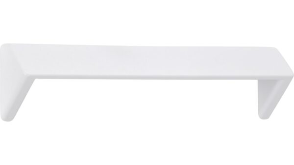 Griff Rosengarten Druckguss weiß pulverbeschichtet - 168 mm lang  vor weißem Hintergrund