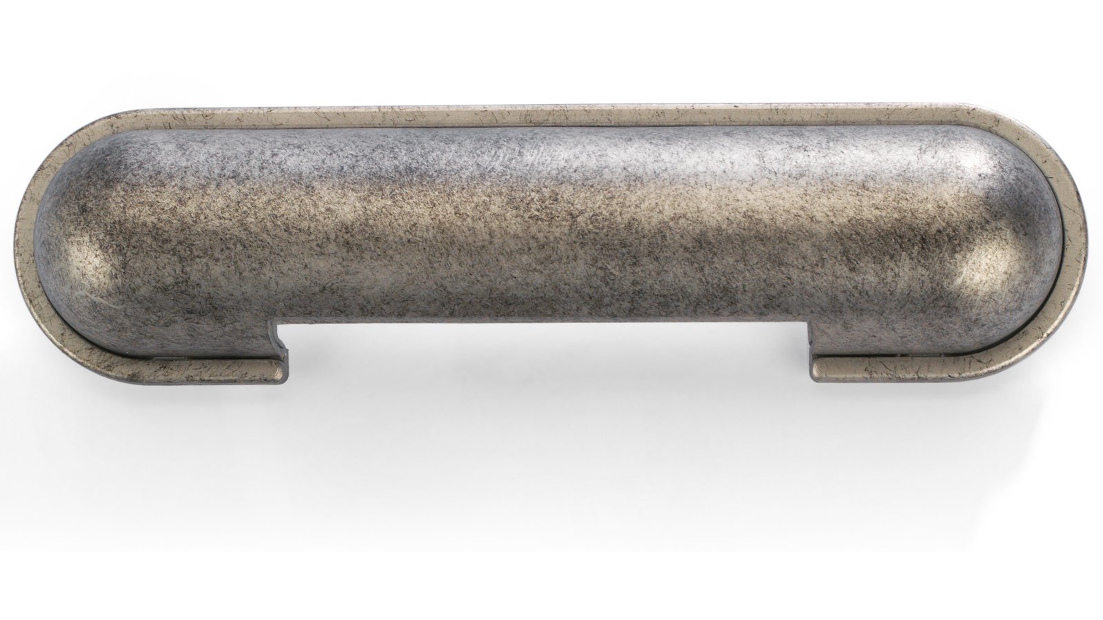 Griff Runkel Kunststoff - vintageeffekt - 176 mm lang  vor weißem Hintergrund