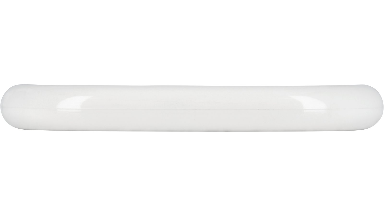 Moebelgriff-Saarbruecken-weiss-Kunststoff-laenge-85-41024-front Griff Saarbrücken Kunststoff weiß - 85 mm lang vor weißem Hintergrund