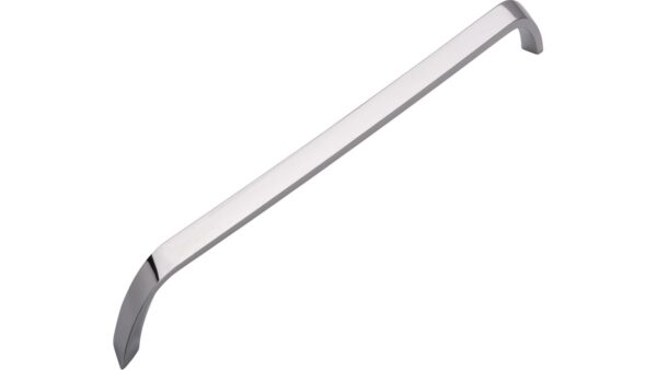 Griff Steinbach Druckguss chrom glänzend - 348 mm lang vor weißem Hintergrund
