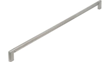 Griff Threesixty Aluminium - Druckguss edelstahleffekt edelstahleffekt - 494 mm lang  vor weißem Hintergrund