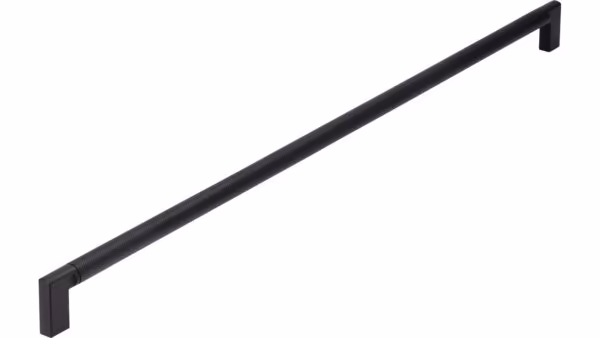 Griff Threesixty Aluminium - Druckguss schwarz matt pulverbeschichtet schwarz matt pulverbeschichtet - 494 mm lang  vor weißem Hintergrund