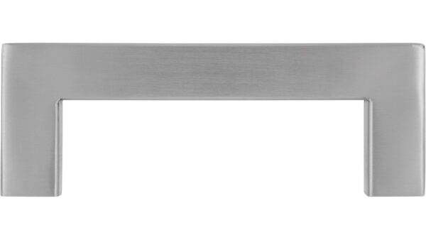 Griff Unterhaching Edelstahl fein geschliffen - 111 mm lang  vor weißem Hintergrund
