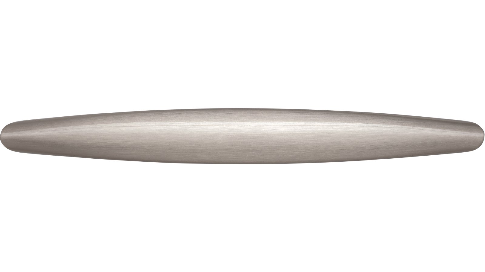 Griff Wendelstein Druckguss vernickelt feingeschliffen - 159 mm lang  vor weißem Hintergrund