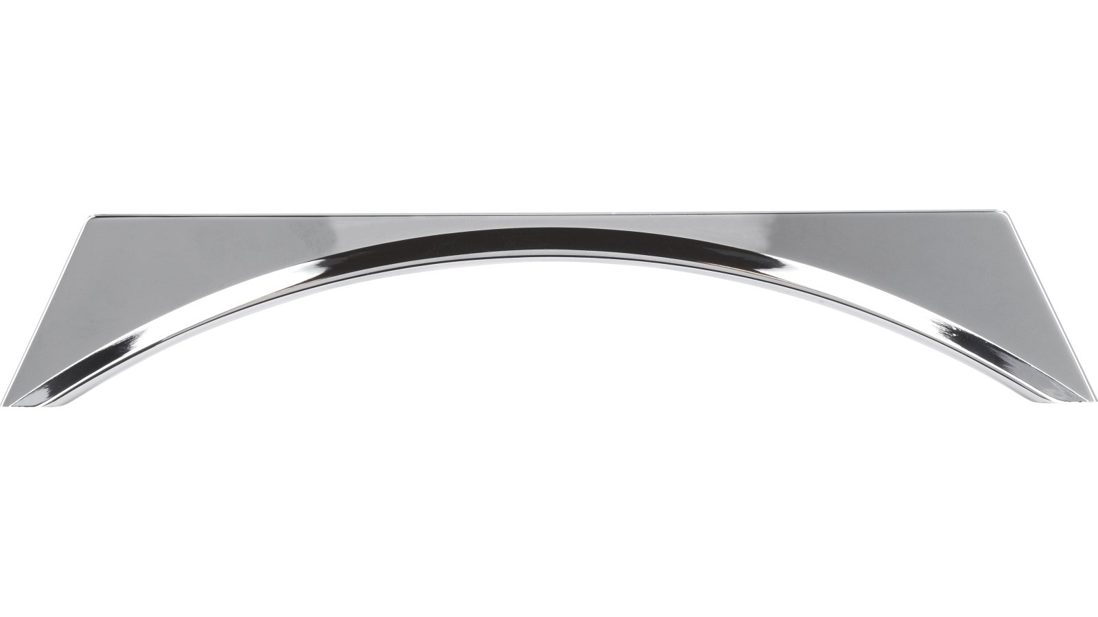 Griff Wietmarschen Druckguss chrom glänzend - 173 mm lang  vor weißem Hintergrund