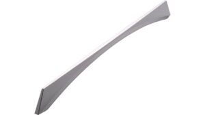 Griff Wietmarschen Druckguss chrom glänzend - 345 mm lang vor weißem Hintergrund