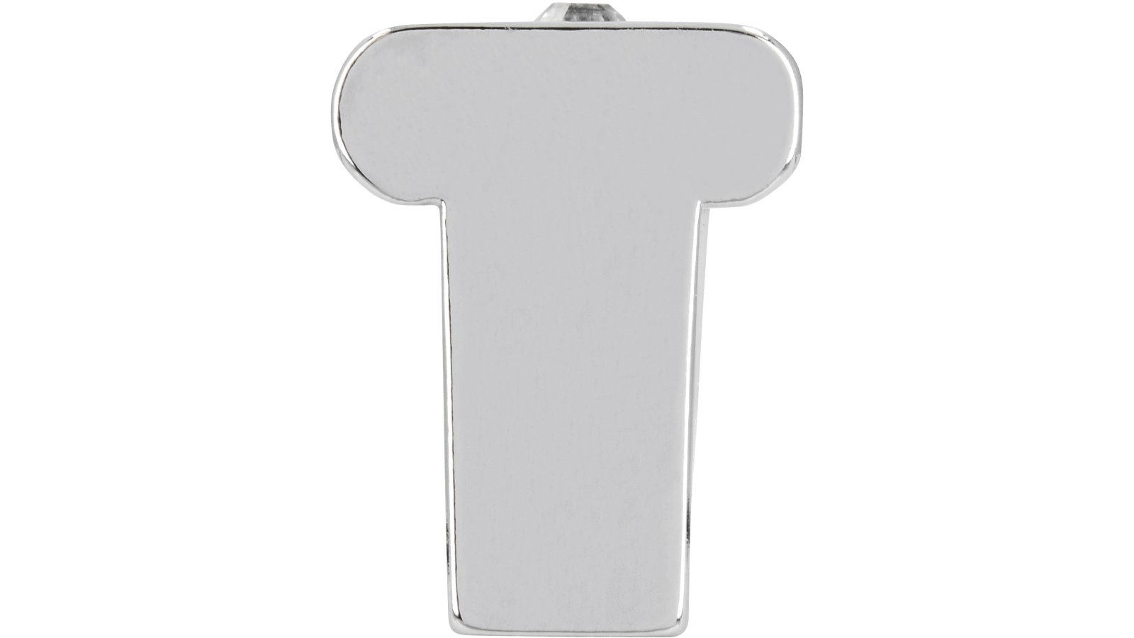 Knopf Babenhausen Druckguss chrom glänzend swarovski® kristalle - 16 mm lang  vor weißem Hintergrund