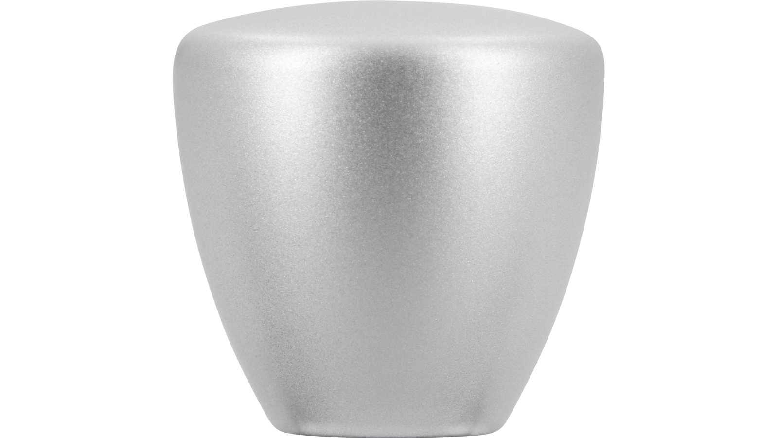 Moebelknopf-Bergisch-Glattbach-weiss-alufarbig-Aluminium-Kunststoff-laenge-25-603010-stehend Knopf Bergisch-Glattbach Kunststoff weißaluminium - 25 mm lang vor weißem Hintergrund