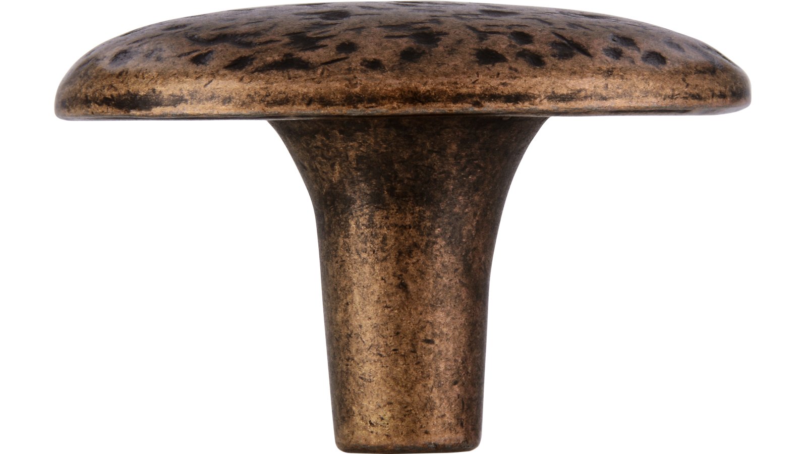 Moebelknopf-Bergneustadt-brueniert-messing-Messing-Zinkdruckguss-laenge-42-614326-stehend Knopf Bergneustadt Druckguss altmessingfarbig brüniert getrommelt - 42 mm lang vor weißem Hintergrund