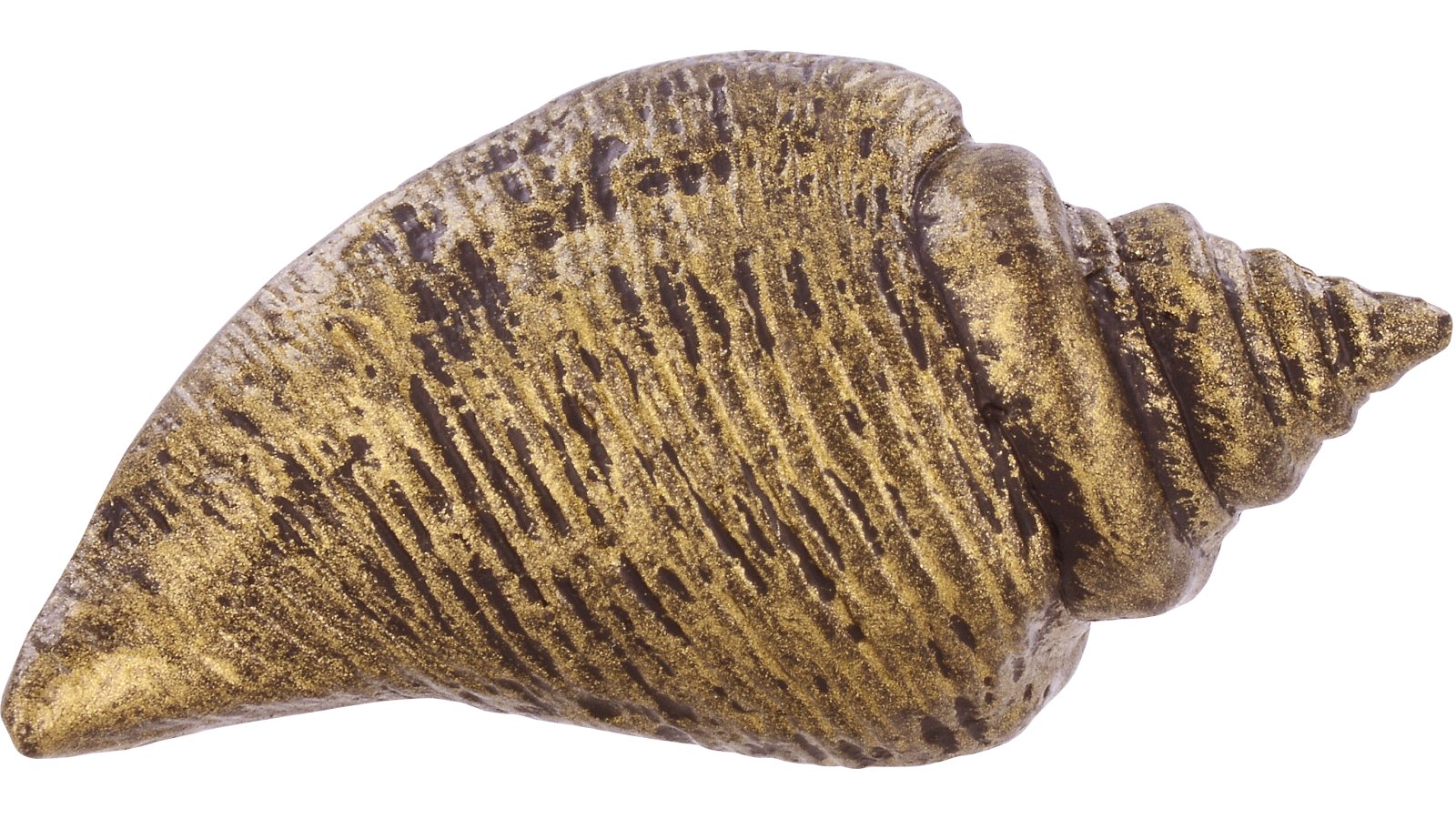 Moebelknopf-Breisach-brueniert-messing-Messing-Kunststoff-laenge-44-605326-front Knopf Breisach Kunststoff altmessingfarbig brüniert - 44 mm lang vor weißem Hintergrund