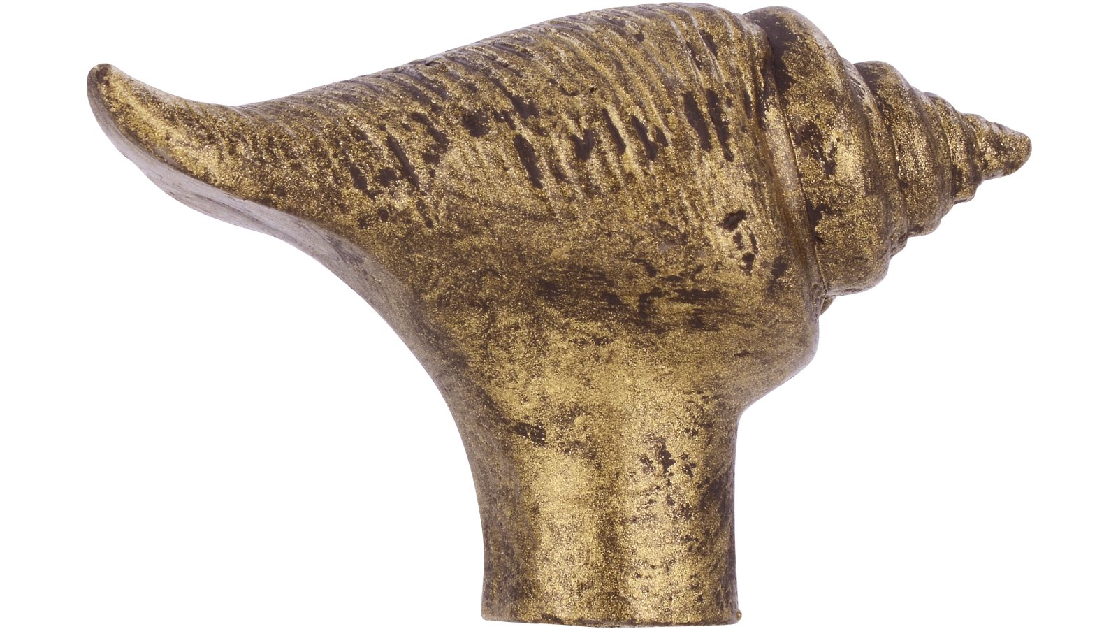 Moebelknopf-Breisach-brueniert-messing-Messing-Kunststoff-laenge-44-605326-stehend Knopf Breisach Kunststoff altmessingfarbig brüniert - 44 mm lang vor weißem Hintergrund