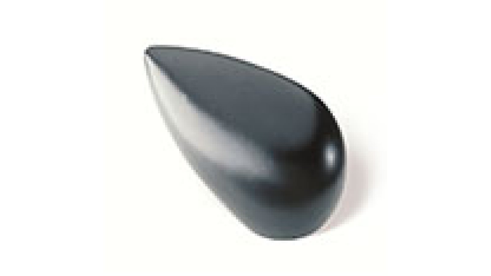 Moebelknopf-Dettingen-schwarz-Zinkdruckguss-laenge-45-420516 Knopf Dettingen Druckguss schwarz matt pulverbeschichtet - 45 mm lang vor weißem Hintergrund