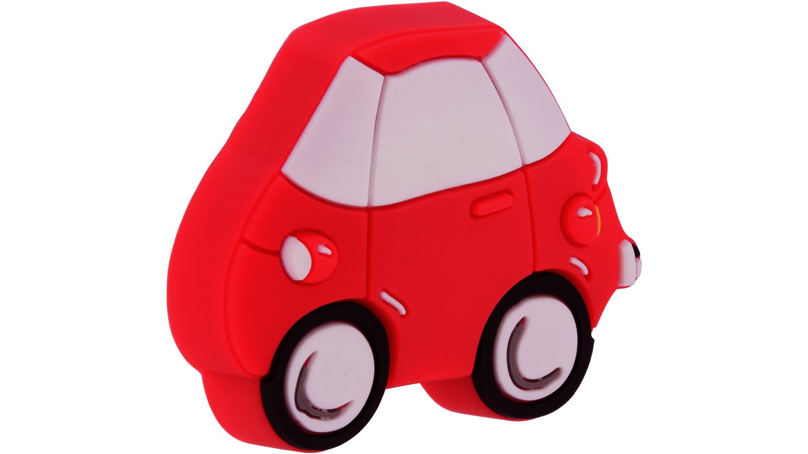 Moebelknopf-Extertal-weiss-rot-Softmaterial-laenge-47-667300 Knopf Extertal Softmaterial - Metallfuß weiß-rot - 47 mm lang vor weißem Hintergrund