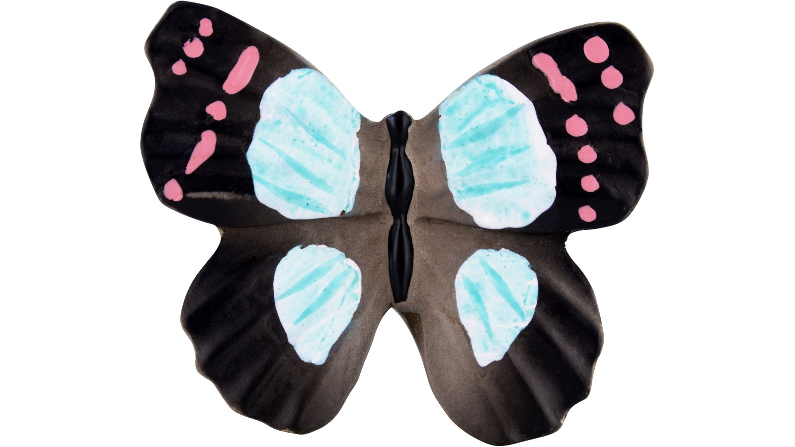 Moebelknopf-Fuessen-bunt-Kunststoff-laenge-38-597536-front Knopf Füssen Kunststoff bunt - 38 mm lang vor weißem Hintergrund