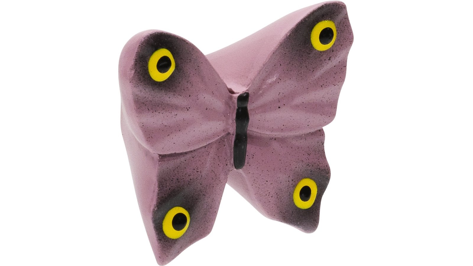 Knopf Füssen Kunststoff bunt - 41 mm lang  vor weißem Hintergrund