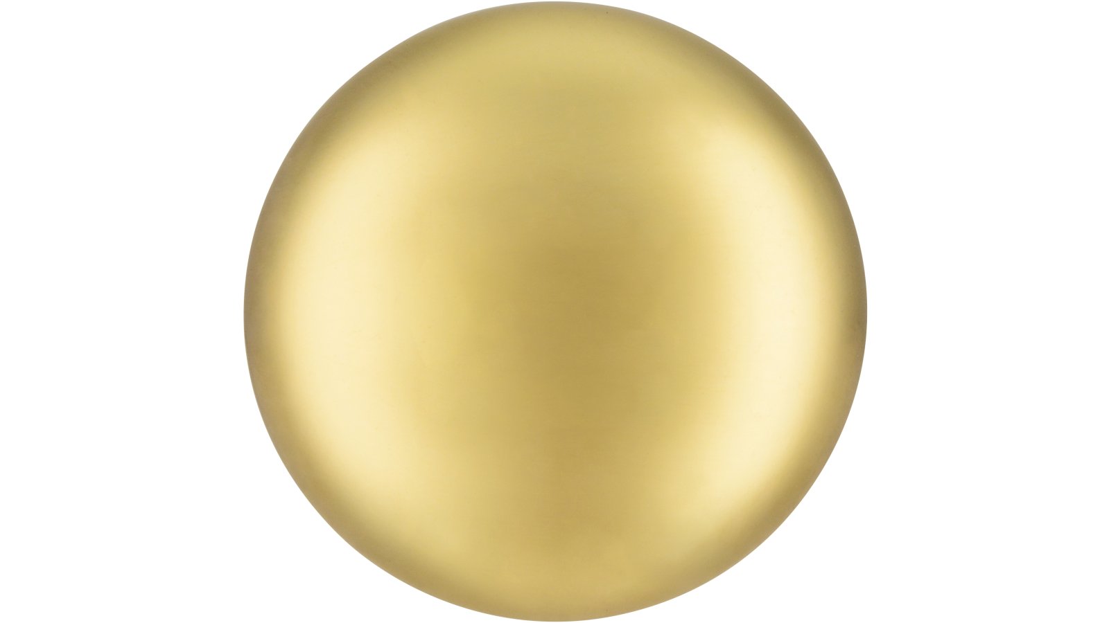 Knopf Göttingen Messing poliert - 24 mm lang  vor weißem Hintergrund