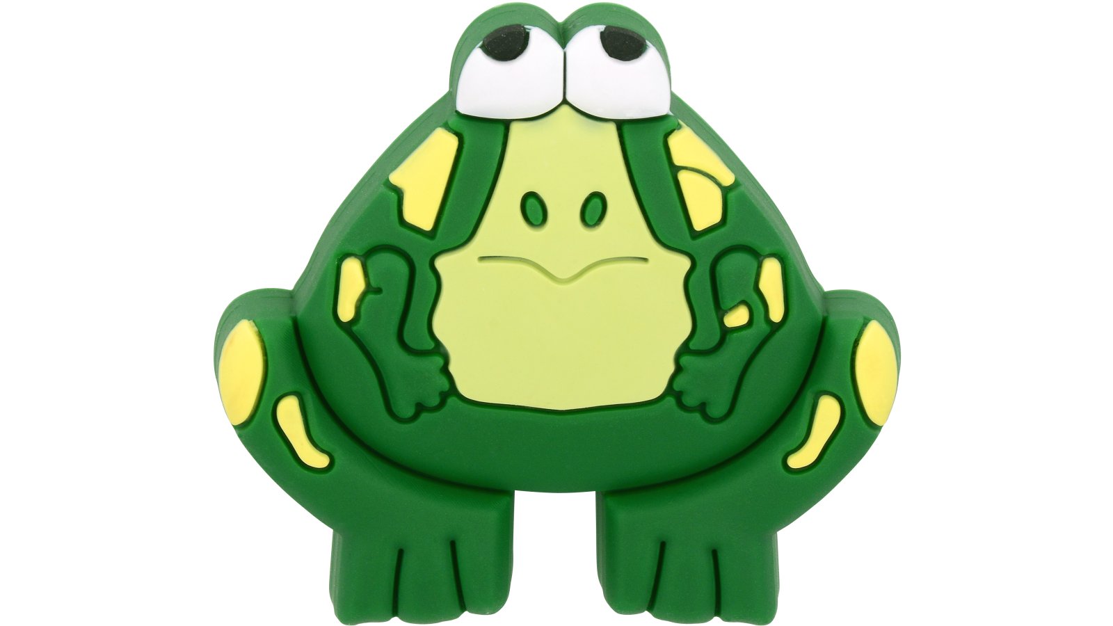 Moebelknopf-Grossefehn-gruen-Softmaterial-laenge-50-668624-front Knopf Großefehn Softmaterial - Metallfuß grün - 50 mm lang vor weißem Hintergrund