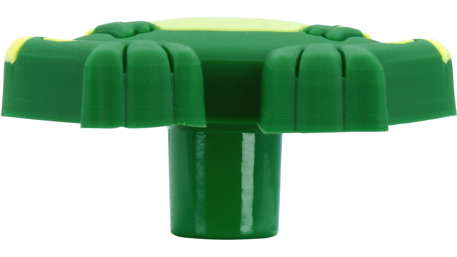 Moebelknopf-Grossefehn-gruen-Softmaterial-laenge-50-668624-stehend Knopf Großefehn Softmaterial - Metallfuß grün - 50 mm lang vor weißem Hintergrund