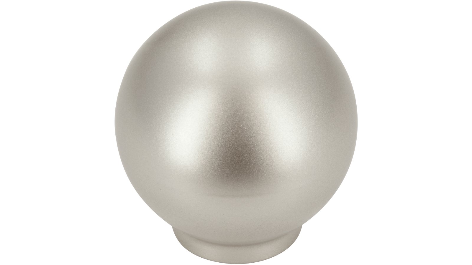 Knopf Hamm Kunststoff nickel - 29 mm lang  vor weißem Hintergrund