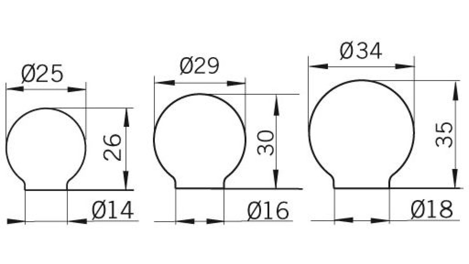 Knopf Hamm Kunststoff weiß - 25 mm lang  vor weißem Hintergrund
