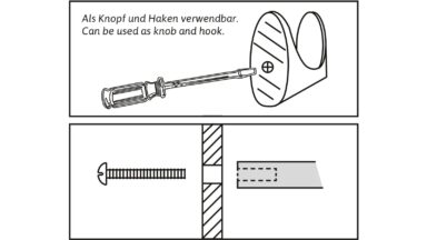 Knopf Harsewinkel Druckguss chrom glänzend - 40 mm lang  vor weißem Hintergrund