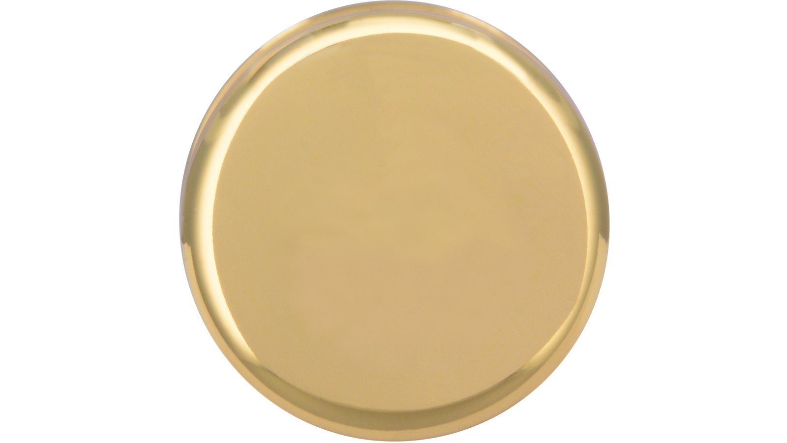 Moebelknopf-Hattingen-messing-Messing-laenge-20-166680-front Knopf Hattingen Messing poliert - 20 mm lang vor weißem Hintergrund