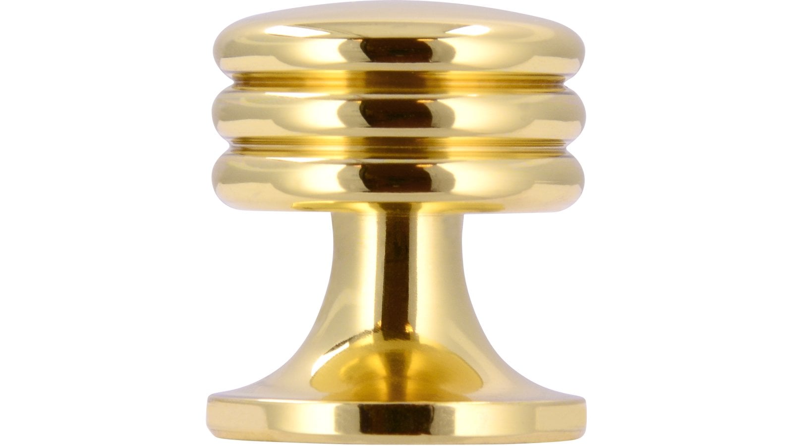 Moebelknopf-Hattingen-messing-Messing-laenge-20-166680-stehend Knopf Hattingen Messing poliert - 20 mm lang vor weißem Hintergrund