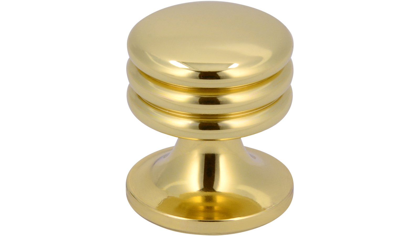 Moebelknopf-Hattingen-messing-Messing-laenge-20-166680 Knopf Hattingen Messing poliert - 20 mm lang vor weißem Hintergrund