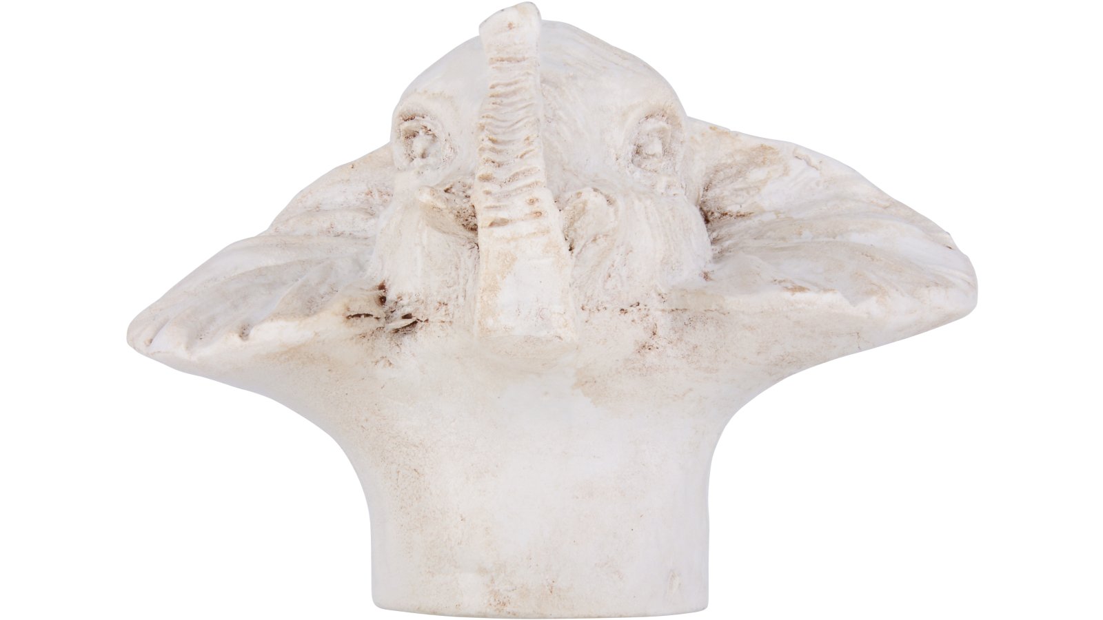 Moebelknopf-Marienheide-elfenbein-Kunststoff-laenge-50-635272-stehend Knopf Marienheide Kunststoff elfenbein - 50 mm lang vor weißem Hintergrund