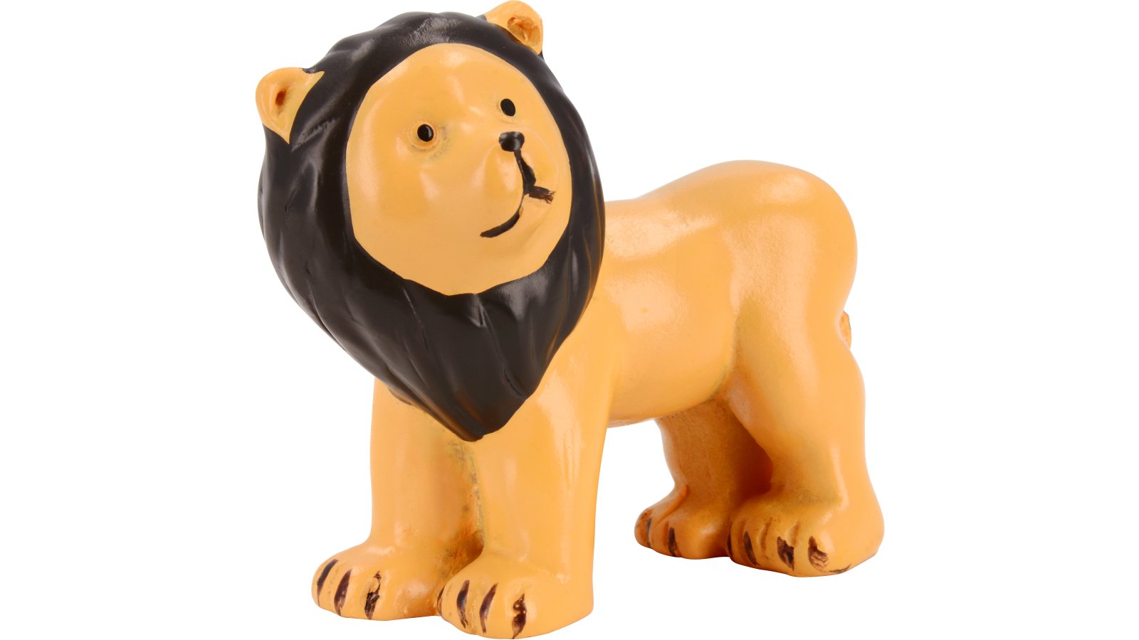 Knopf Oelsnitz Kunststoff löwe - 47 mm lang  vor weißem Hintergrund