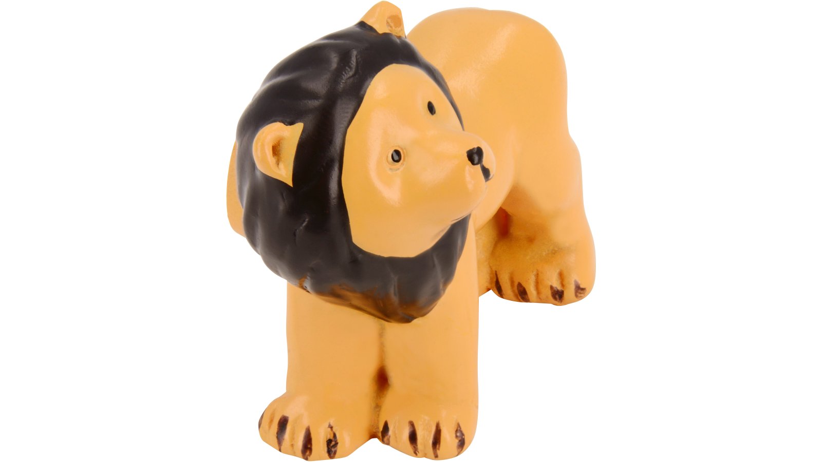 Knopf Oelsnitz Kunststoff löwe - 47 mm lang  vor weißem Hintergrund