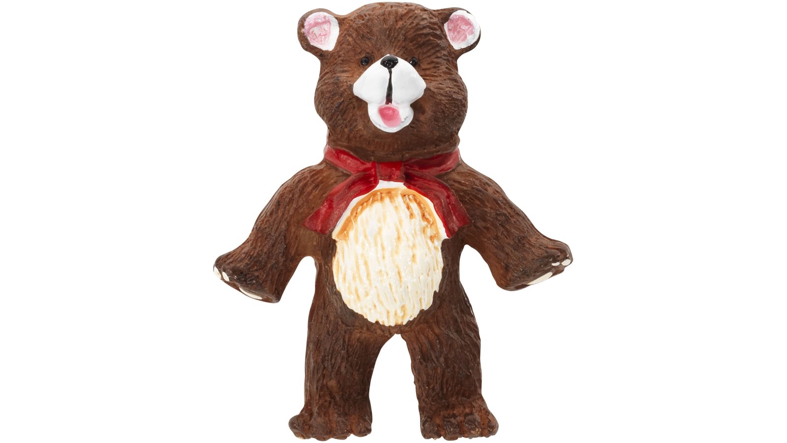 Knopf Ratzeburg Kunststoff teddy bär - 63 mm lang  vor weißem Hintergrund