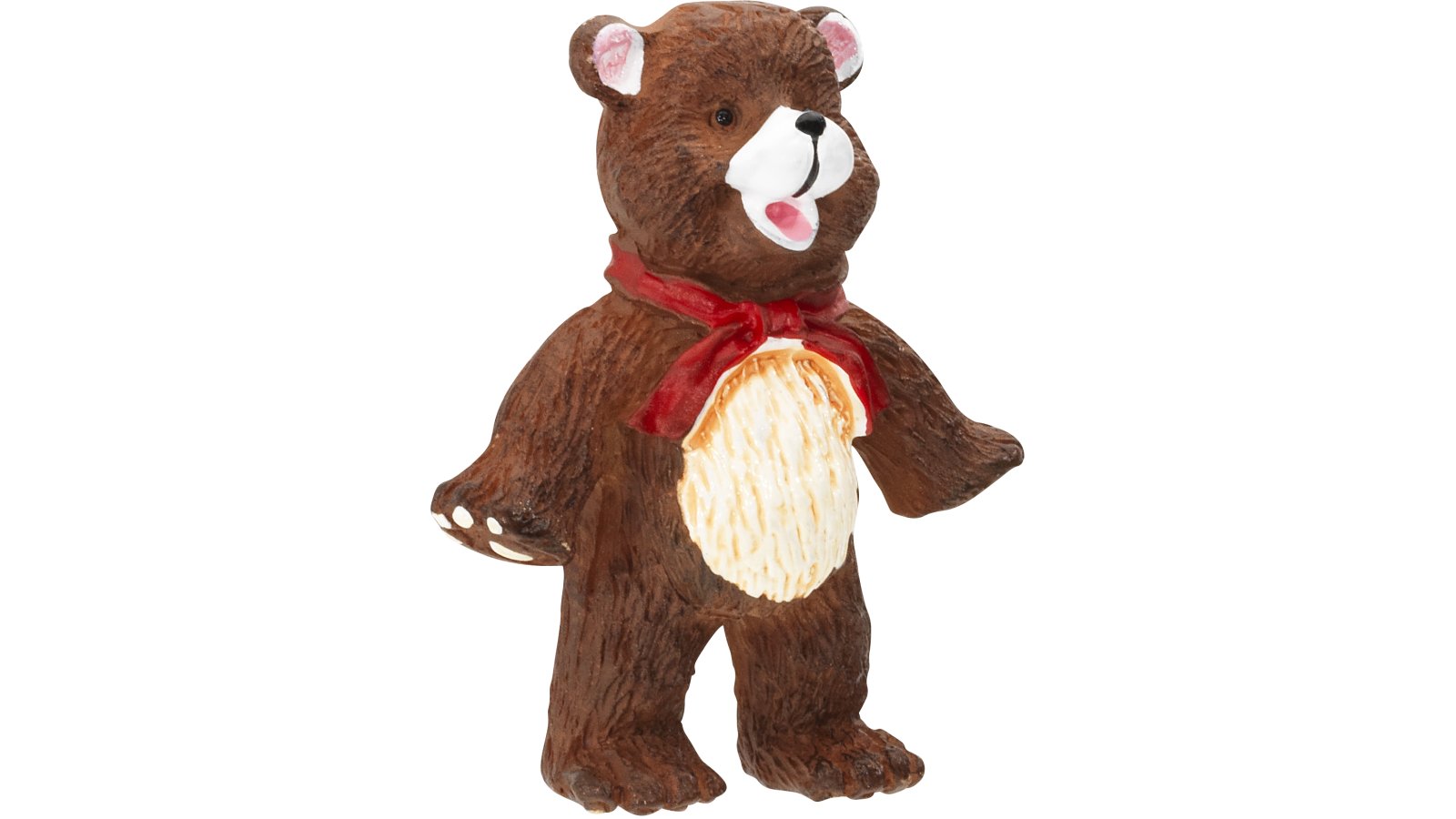 Knopf Ratzeburg Kunststoff teddy bär - 63 mm lang  vor weißem Hintergrund