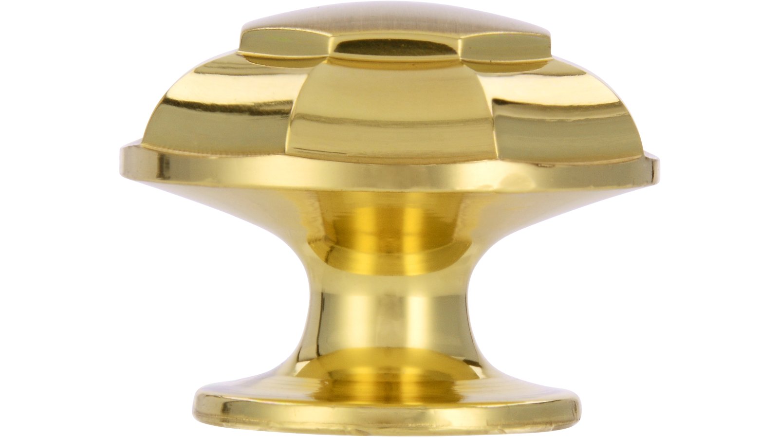 Moebelknopf-Rosenheim-messing-Messing-laenge-33-166592-stehend Knopf Rosenheim Messing poliert - 33 mm lang vor weißem Hintergrund