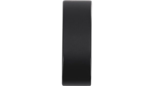 Knopf Salzatal Druckguss schwarz matt pulverbeschichtet - 45 mm lang  vor weißem Hintergrund