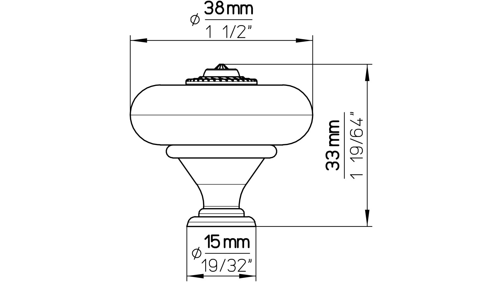 Knopf Schauenburg Keramik-Druckguss/Metallfuß bunt weiß mit schmetterling altsilberfarbig kristall - 38 mm lang  vor weißem Hintergrund