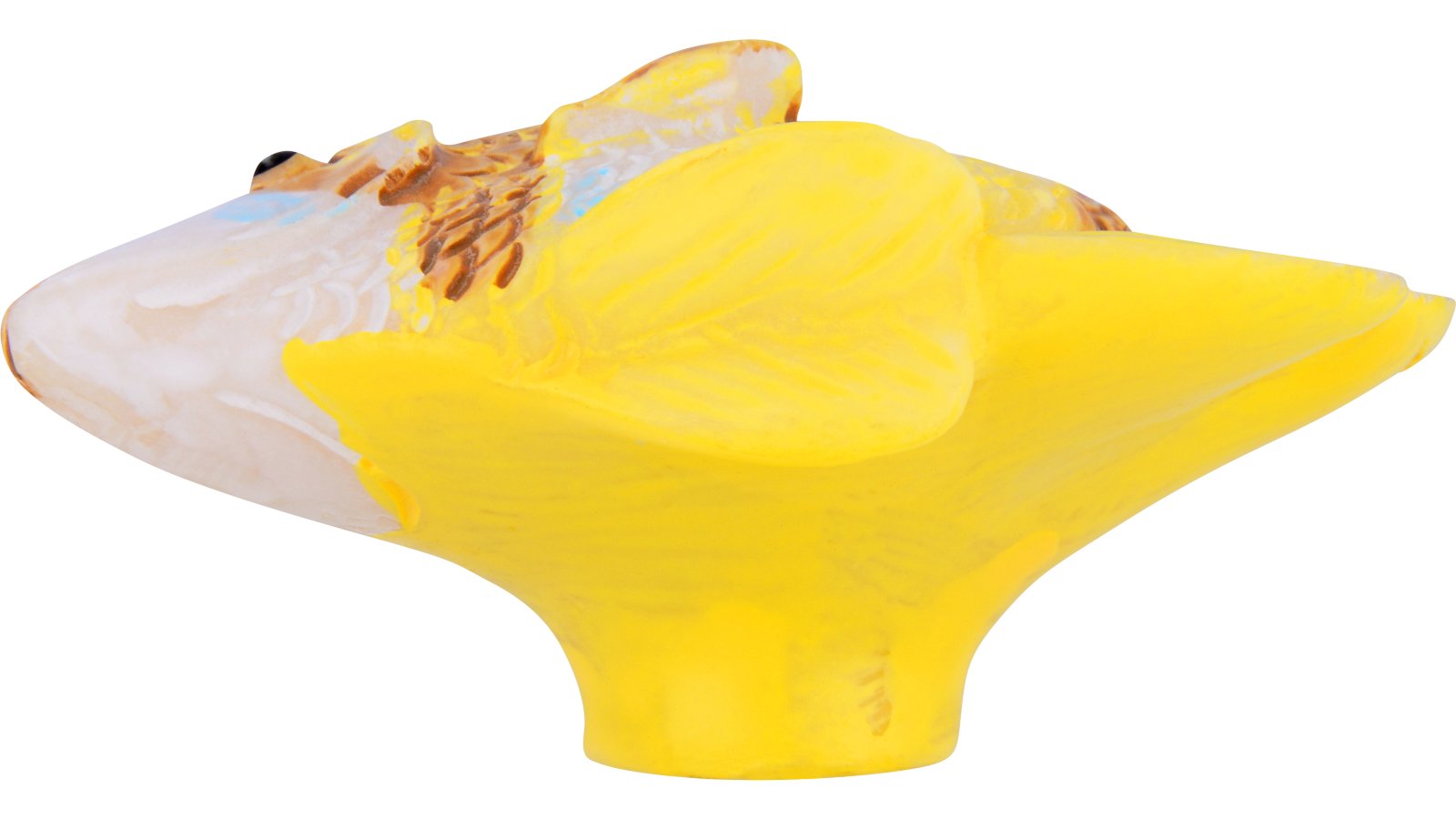 Knopf Solms Kunststoff bunt - 57 mm lang  vor weißem Hintergrund