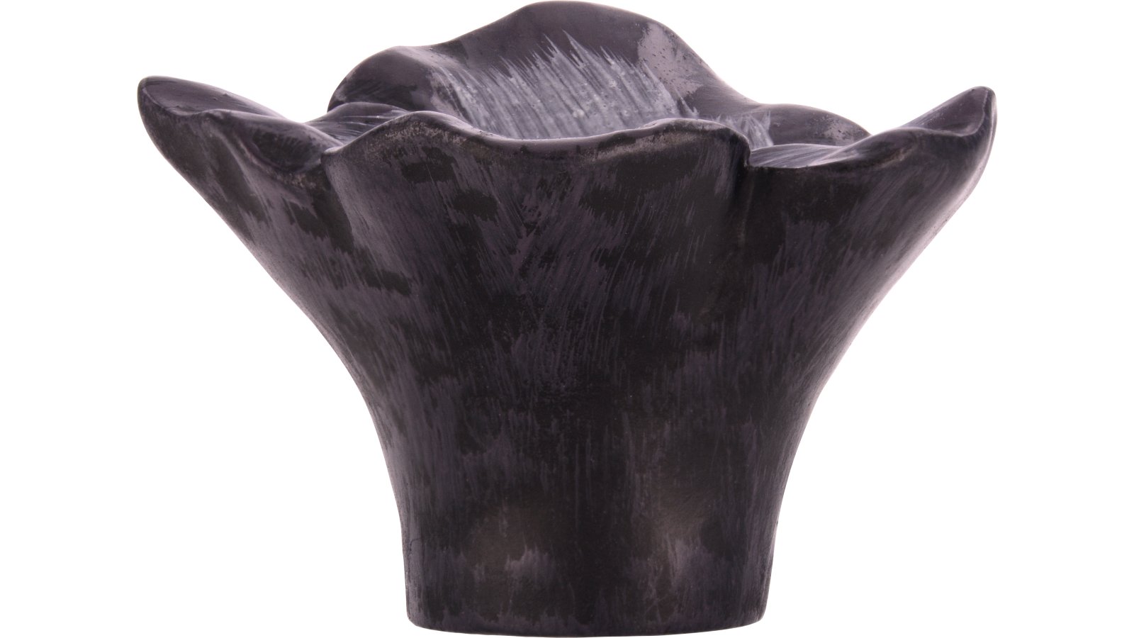 Knopf Thale Kunststoff lila - 50 mm lang  vor weißem Hintergrund