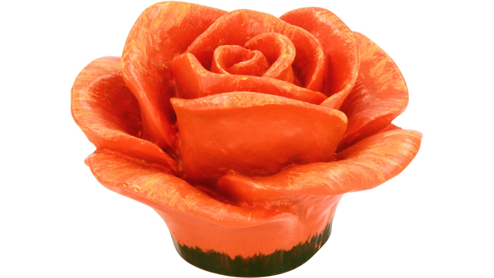 Moebelknopf-Tostedt-orange-Kunststoff-laenge-49-656794 Knopf Tostedt Kunststoff orange - 49 mm lang vor weißem Hintergrund