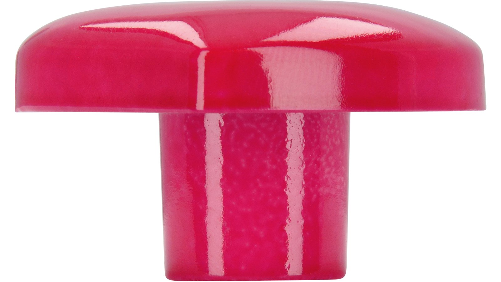 Knopf Treuchtlingen Kunststoff pink 2 stück - 36 mm lang  vor weißem Hintergrund