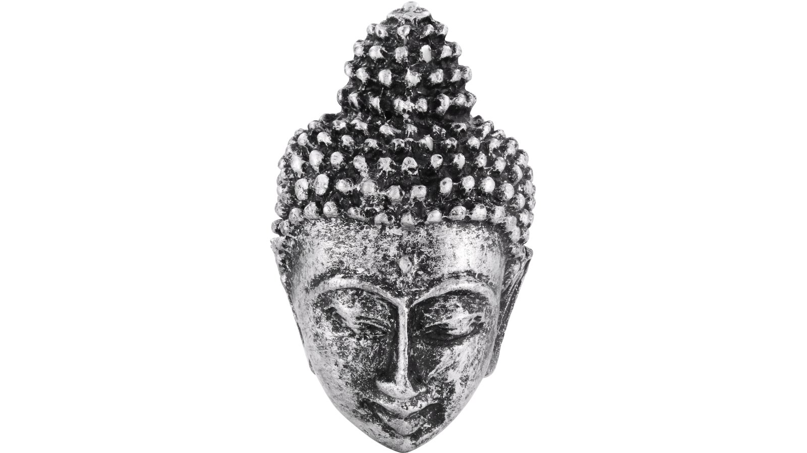 Moebelknopf-Usingen-silber-Kunststoff-laenge-74-634938-front Knopf Usingen Kunststoff altsilberfarbig - 74 mm lang vor weißem Hintergrund